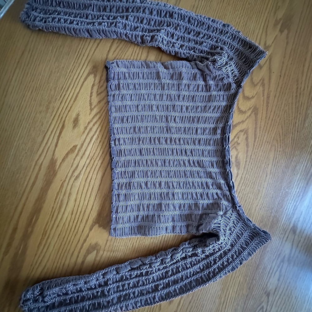 Urban Outfitters Brown Crop Top